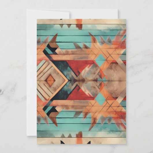 南西アステカブライダルシャワー招待 招待状 (裏面)