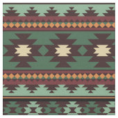 南西アステカ模様カラフル ファブリック (クローズアップ)