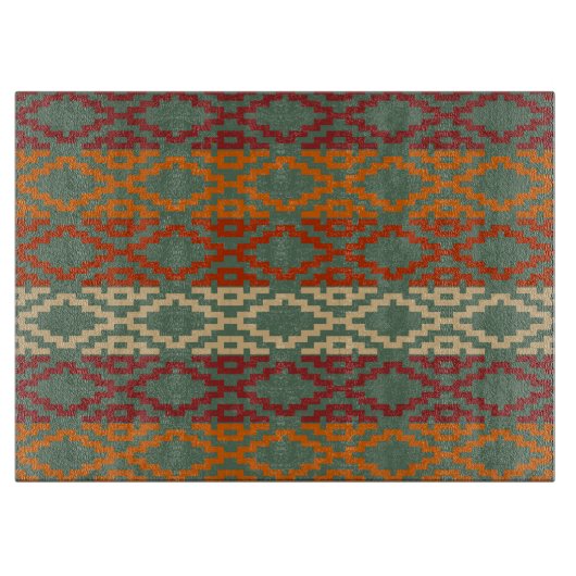 南西アステカ部部族ダイヤモンド カッティングボード (正面)