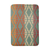 南西アステカ部部族ダイヤモンド バスマット (正面縦)