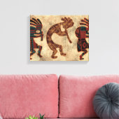 南西アリゾナココペリ先住民アメリカン キャンバスプリント (インサイチュ (リビング))