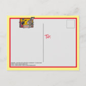 南西アリゾナ動物うさぎウズラの土産 ポストカード (裏面)