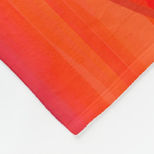 南西アリゾナ砂漠の夕日 フリースブランケット (角)