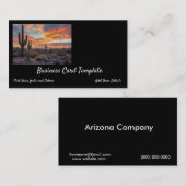 南西アリゾナ砂漠サンライズ 名刺 (正面/裏面)
