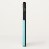 南西アートターコイズドア、パーソナライズされた名前 Case-Mate iPhoneケース (裏面/左)