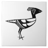 南西アート古代の模倣の陶器の鳥 タイル (正面)