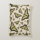 南西イエローアゲハチョウ蝶オールオーバー アクセントクッション (裏面(縦))