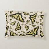 南西イエローアゲハチョウ蝶オールオーバー アクセントクッション (裏面)