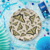 南西イエローアゲハチョウ蝶オールオーバー ペーパープレート (パーティー)