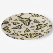 南西イエローアゲハチョウ蝶オールオーバー ペーパープレート (アングル)