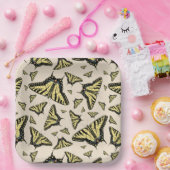 南西イエローアゲハチョウ蝶オールオーバー ペーパープレート (パーティー)