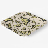 南西イエローアゲハチョウ蝶オールオーバー ペーパープレート (傾斜あり)