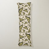 南西イエローアゲハチョウ蝶オールオーバー ボディピロー (正面縦)