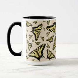南西イエローアゲハチョウ蝶オールオーバー マグカップ