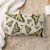 南西イエローアゲハチョウ蝶オールオーバー ランバークッション (ブランケット)