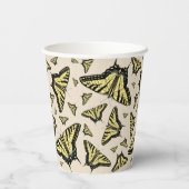 南西イエローアゲハチョウ蝶オールオーバー 紙コップ (裏面)