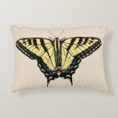 南西イエローアゲハチョウ蝶 アクセントクッション (正面)