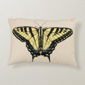 南西イエローアゲハチョウ蝶 アクセントクッション (裏面)