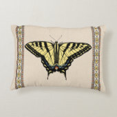 南西イエローアゲハチョウ蝶 アクセントクッション (裏面)