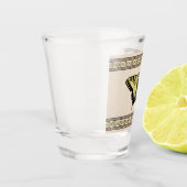 南西イエローアゲハチョウ蝶 ショットグラス (左)