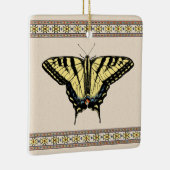 南西イエローアゲハチョウ蝶 セラミックオーナメント (右)
