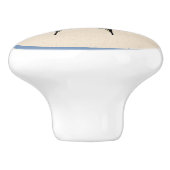 南西イエローアゲハチョウ蝶 セラミックノブ (側面)