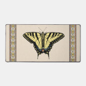 南西イエローアゲハチョウ蝶 デスクマット (正面)