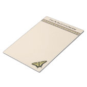 南西イエローアゲハチョウ蝶 ノートパッド (アングル)