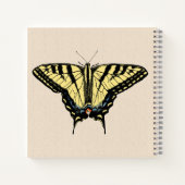南西イエローアゲハチョウ蝶 ノートブック (裏面)