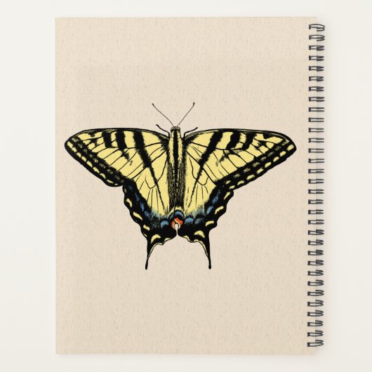 南西イエローアゲハチョウ蝶 プランナー手帳 (裏面)