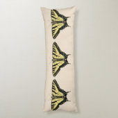 南西イエローアゲハチョウ蝶 ボディピロー (裏面 (縦))