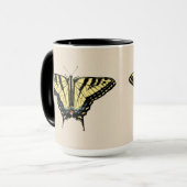 南西イエローアゲハチョウ蝶 マグカップ (正面左)