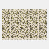 南西イエローアゲハチョウ蝶 ラッピングペーパーシート (正面2)