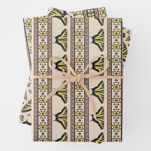 南西イエローアゲハチョウ蝶 ラッピングペーパーシート (インサイチュ)