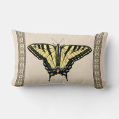 南西イエローアゲハチョウ蝶 ランバークッション (裏面)