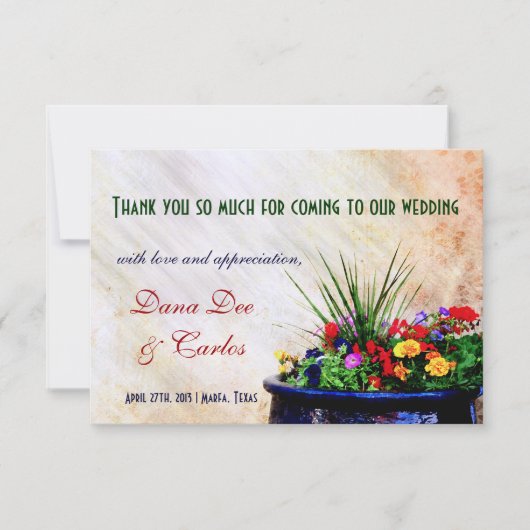 南西インスパイア結婚抱き枕サンキューカード サンキューカード (正面)