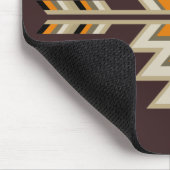 南西インディアンデザインブラウン マウスパッド (コーナー)