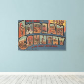 南西インディアン国からの挨拶 キャンバスプリント (インサイチュ (ウッドフロア))