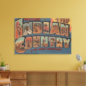 南西インディアン国からの挨拶 キャンバスプリント (インサイチュ (リビング))