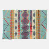 南西インドのデザインの綿の台所タオル キッチンタオル (横)