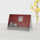 南西ウィンドウのグリーティングカード カード (黄色い花)