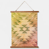 南西ウォールアート、暖かくミュートされたトーン、 吊り下げ型タペストリー (正面)