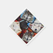 南西ウルフアート スタンダードカクテルナプキン (角)