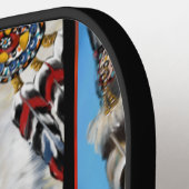 南西ウルフアート ピックルボールラケット (左詳細)