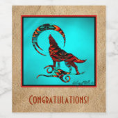 南西ウルフワインラベル ワインラベル (シングルラベル)