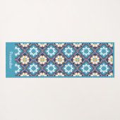 南西エレガントブルーゼンヨガナマステ ヨガマット (裏面(横))