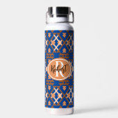 南西オアシス幾何アステカ的 ウォーターボトル (背面)