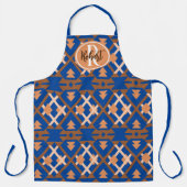 南西オアシス幾何アステカ的 エプロン (正面)