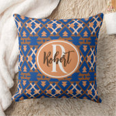 南西オアシス幾何アステカ的 クッション (ブランケット)