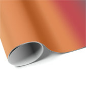 南西オレンジレッドターコイズレインボーストライプズ ラッピングペーパー (ロールコーナー)